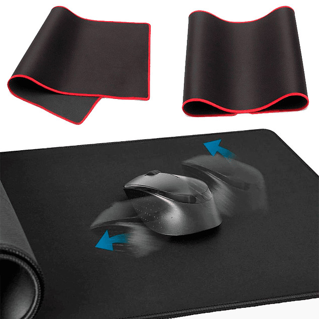 Mouse Pad Gamer Superficie Antideslizante Colores 70x30cm