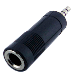 Adaptador Plug micrófono Entrada De 6,3Mm con Salida 3,5Mm