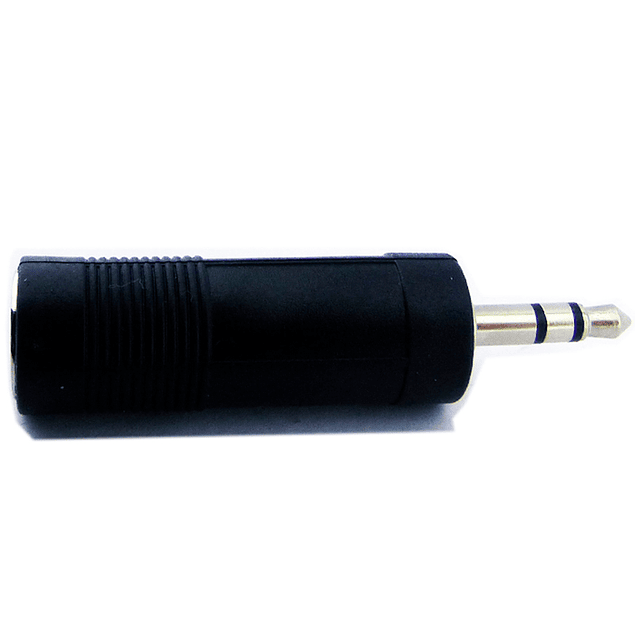 Adaptador Plug micrófono Entrada De 6,3Mm con Salida 3,5Mm