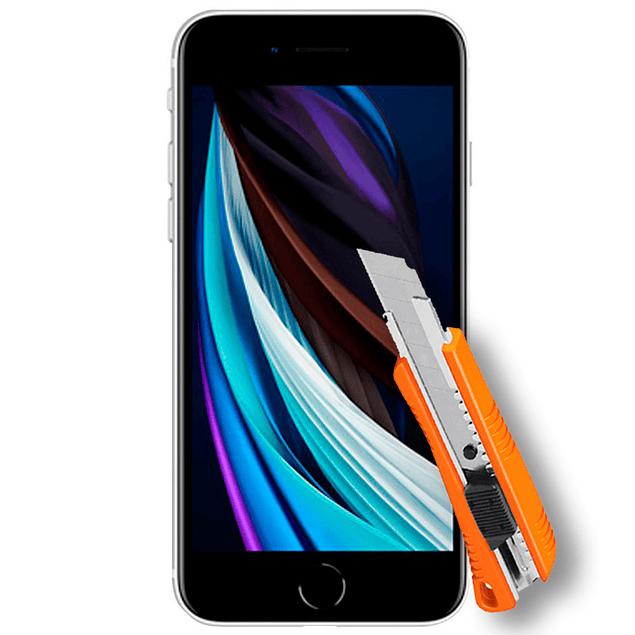 Lámina Mica Vidrio Templado iPhone SE 2022/2020 y iPhone 7/8
