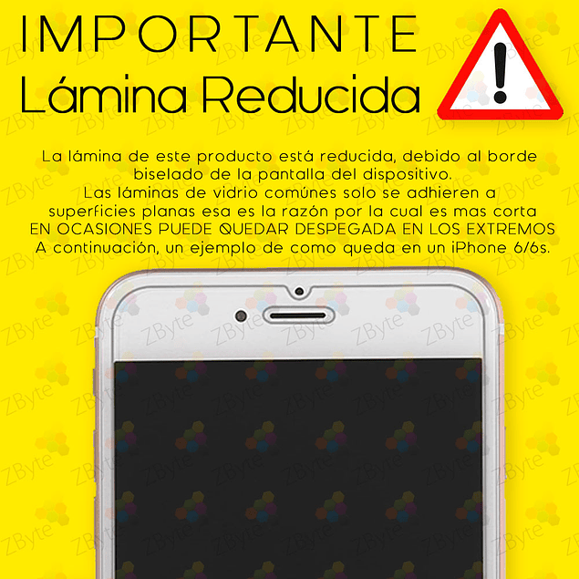 Lámina Mica Vidrio Templado iPhone SE 2022/2020 y iPhone 7/8