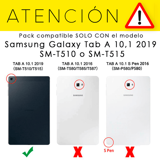 Mica Vidrio Templado Samsung Galaxy Tab A 10.1 2019 T510 T515
