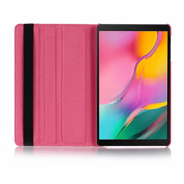 Pack Funda 360 Fucsia + Vidrio Templado Galaxy Tab A 10.1 2019 T510 T515