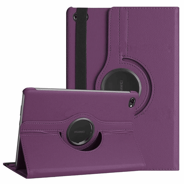 Funda Giratoria 360 Violeta Galaxy Tab A 8 S Pen P200 P205