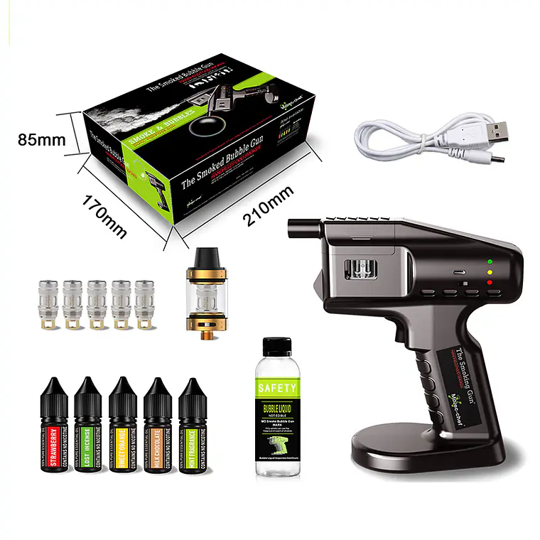 Kit Pistola de Burbujas Ahumada y Burbujas 1