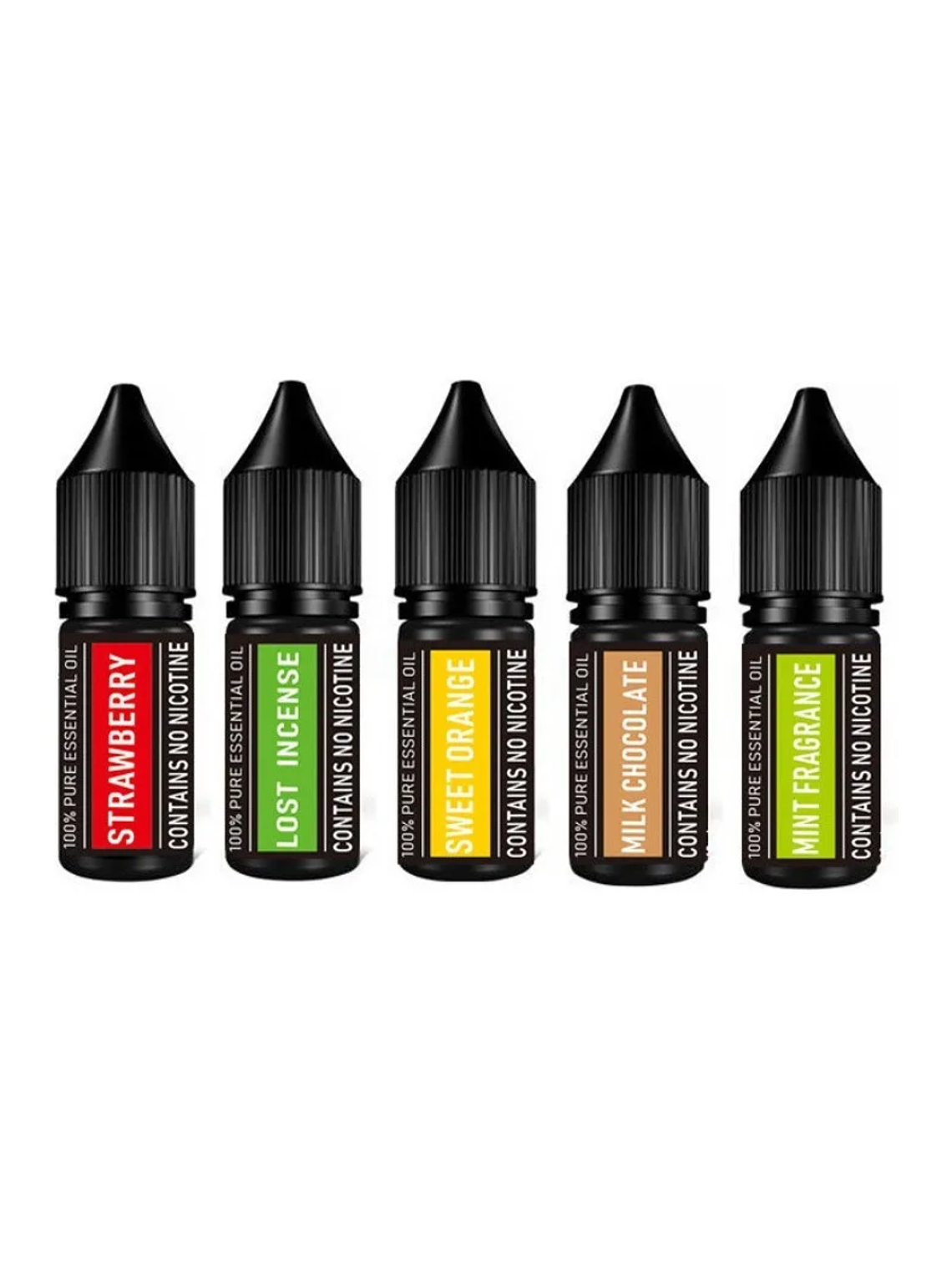 Aceites Aromáticos Para Pistolas de humo 5 Esencias  1