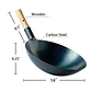 Wok de Hierro 34 CM Pre Sazonado  - Miniatura 4