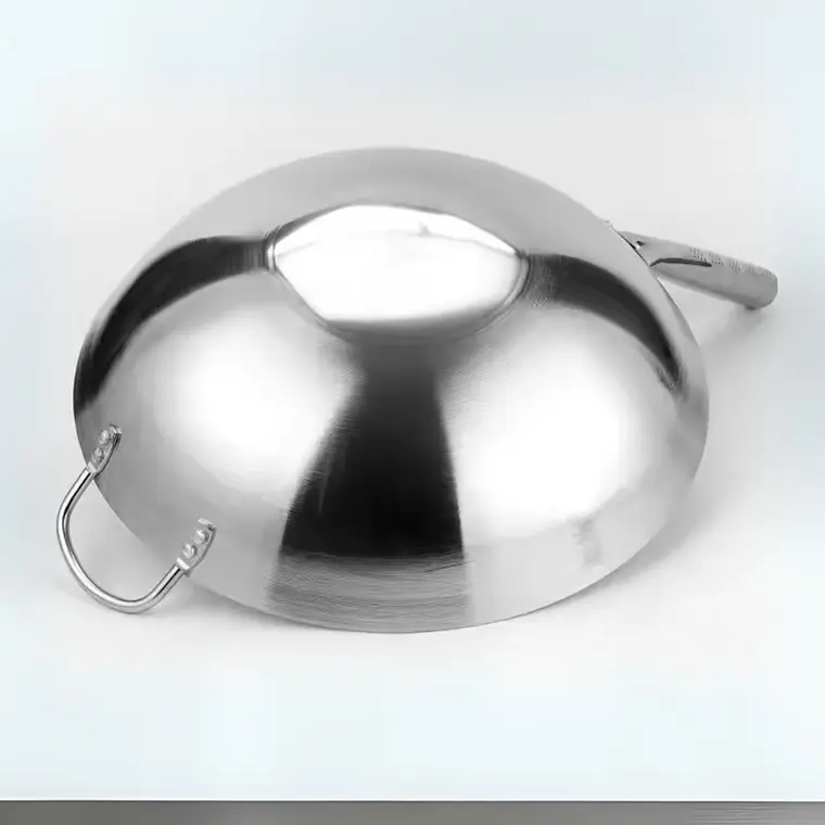 Wok de Acero Inoxidable 40 Cm 2