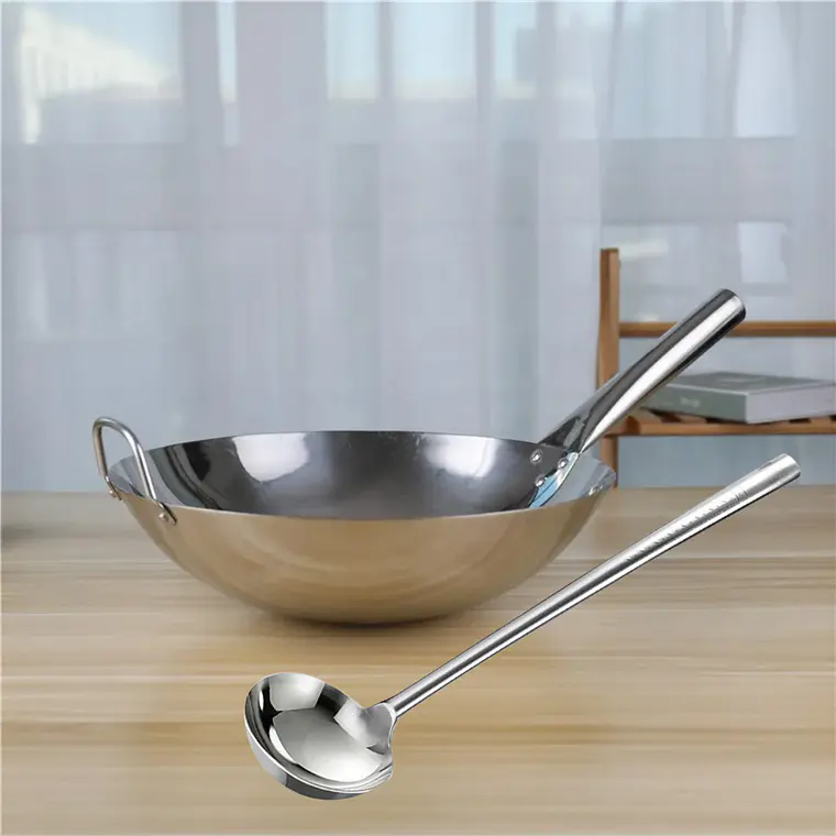 Wok de Acero Inoxidable 40 Cm 3