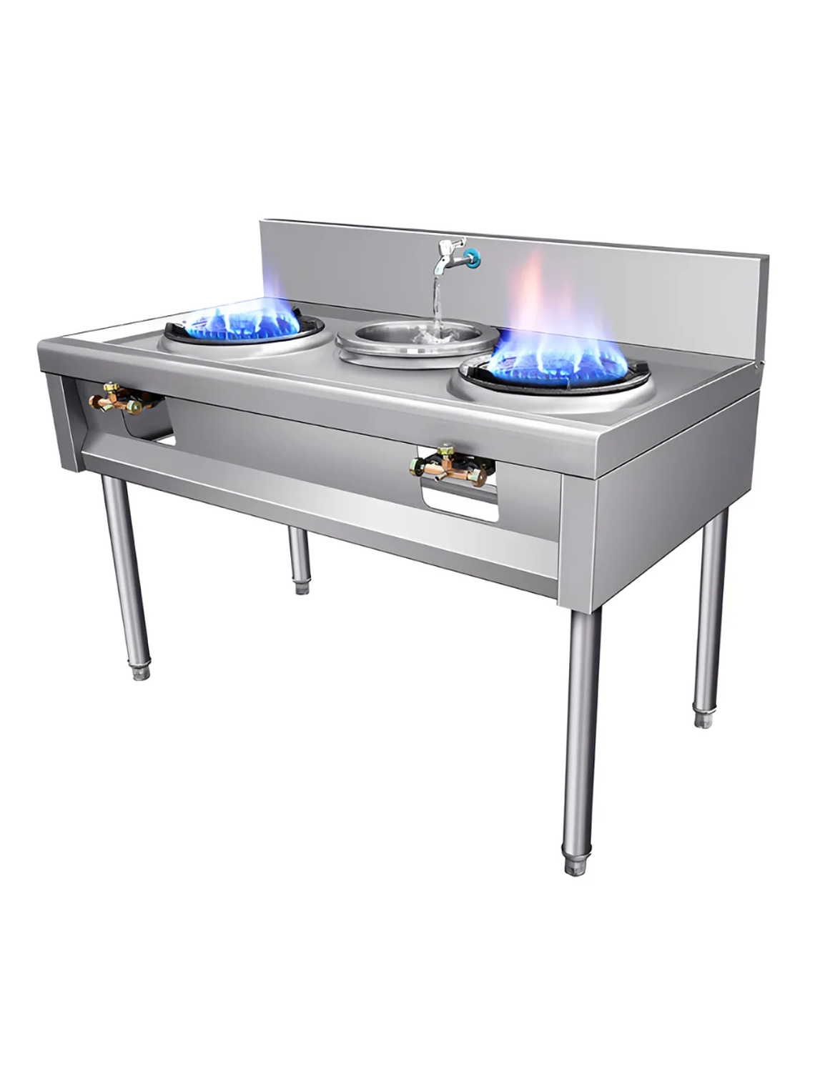 Fogón Alta Presión de 2 Quemadores 1