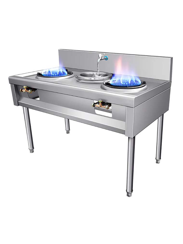 Fogón Alta Presión de 2 Quemadores 1