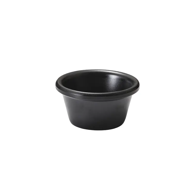 Set 12 Pocillos Ramekin Negro 1.5 Onzas 1