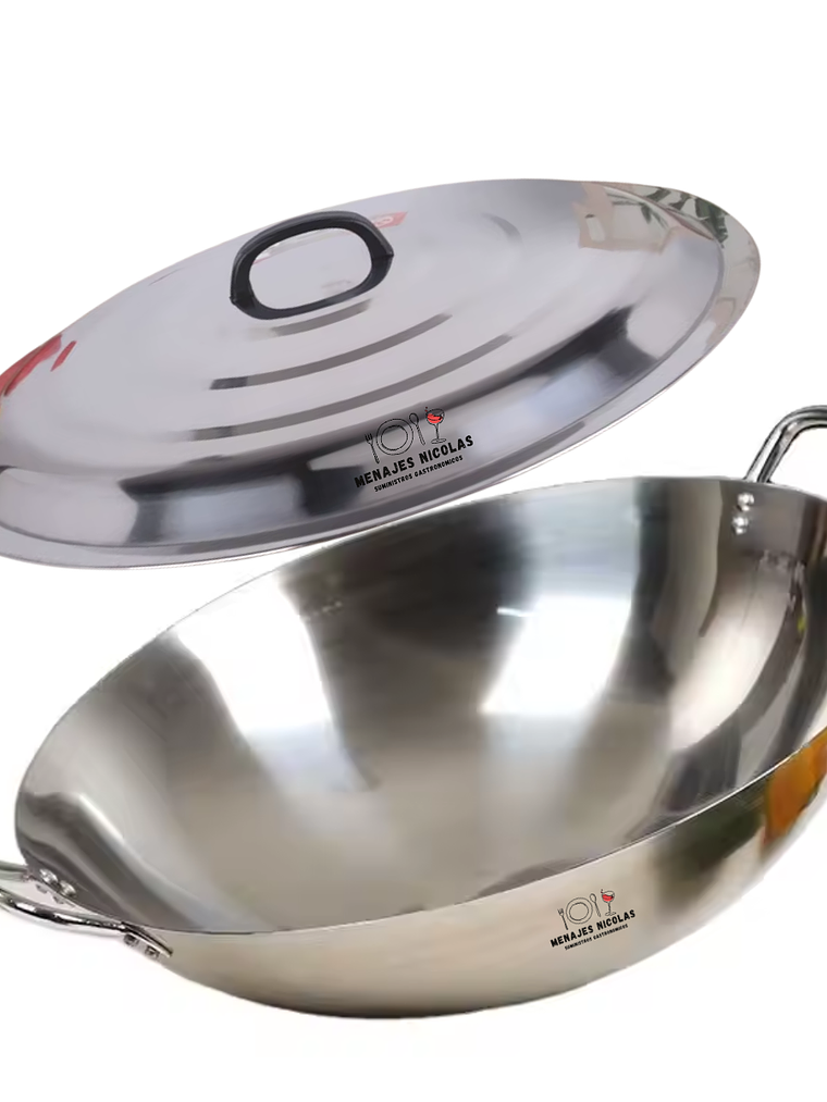 Disco Cocimiento Acero Inoxidable 50 Cm Con Tapa 1