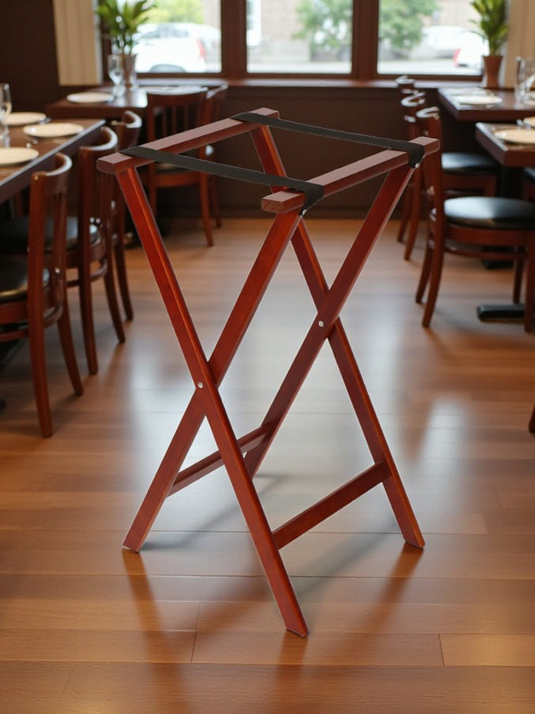 Atril de Madera Plegable para Servicio de Bandejas 75 Cm 3