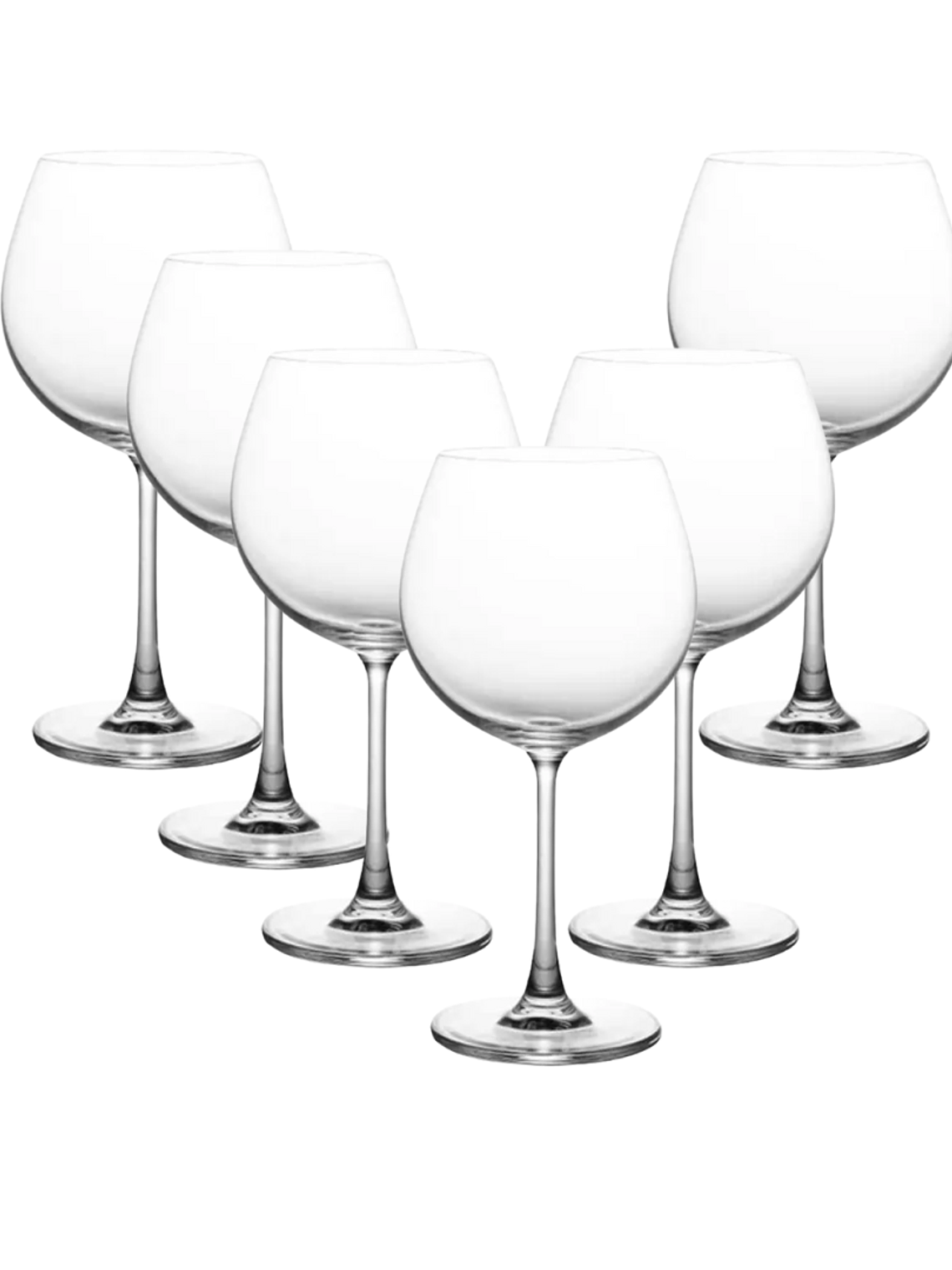 Set De 6 Copas De Vidrio 500ml Gin Tonic Grandes  1