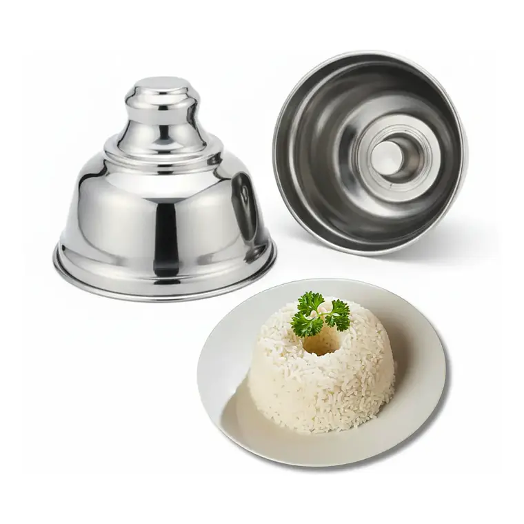 Molde De Arroz De Acero Inoxidable Para Porciones Perfectas Acero Inoxidable 1