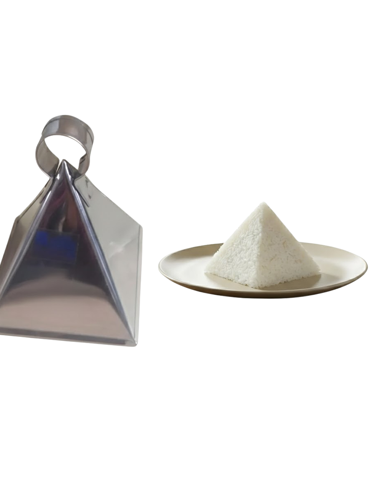 Molde Para Arroz Pirámide 1 Porción De Acero Inoxidable  1