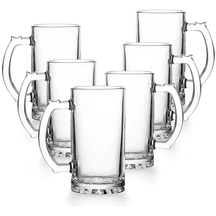 Set De 6 Vasos Cervecero 500 ml Chop 