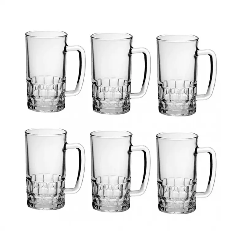 Set 6 Vasos Cervecero Irlanda 330ml - Vidrio Premium 1