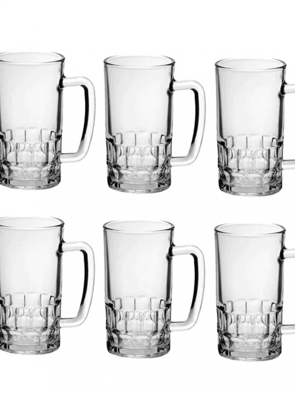 Set 6 Vasos Cervecero Irlanda 330ml - Vidrio Premium 1