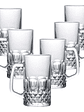 Set 6 Vasos Choperos 500ml Vidrio Labrado Premium - Miniatura 1