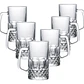 Set 6 Vasos Choperos 500ml Vidrio Labrado Premium - Miniatura 1