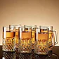 Set 6 Vasos Choperos 500ml Vidrio Labrado Premium - Miniatura 3