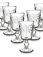 Set De 6 Copas De Vidrio Lyor Palm Elegantes - Miniatura 1