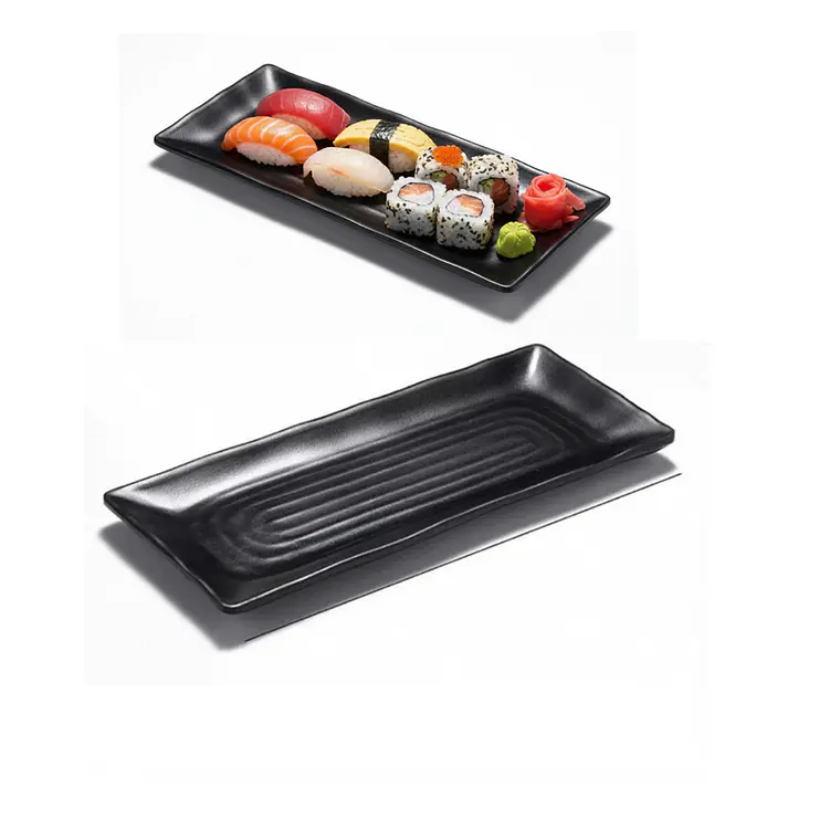 Plato Sushi Melamina Dura 21x11 cm 1