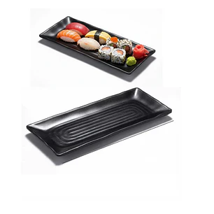 Plato Sushi Melamina Dura 21x11 cm