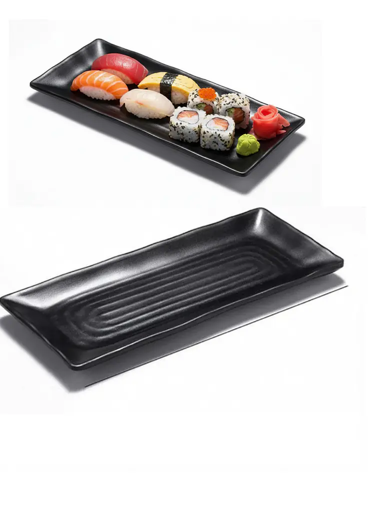 Plato Sushi Melamina Dura 21x11 cm 1