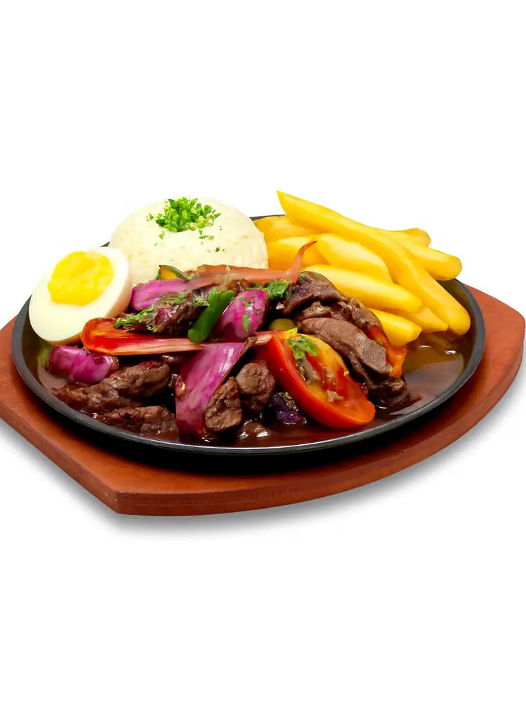 Plato hierro fundido Redondo 23 Cm Con Base Madera 2