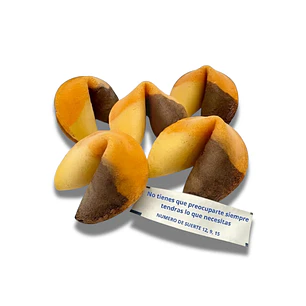 Pack  350 Galletas de la Fortuna Trisabor Con Mensajes en Español