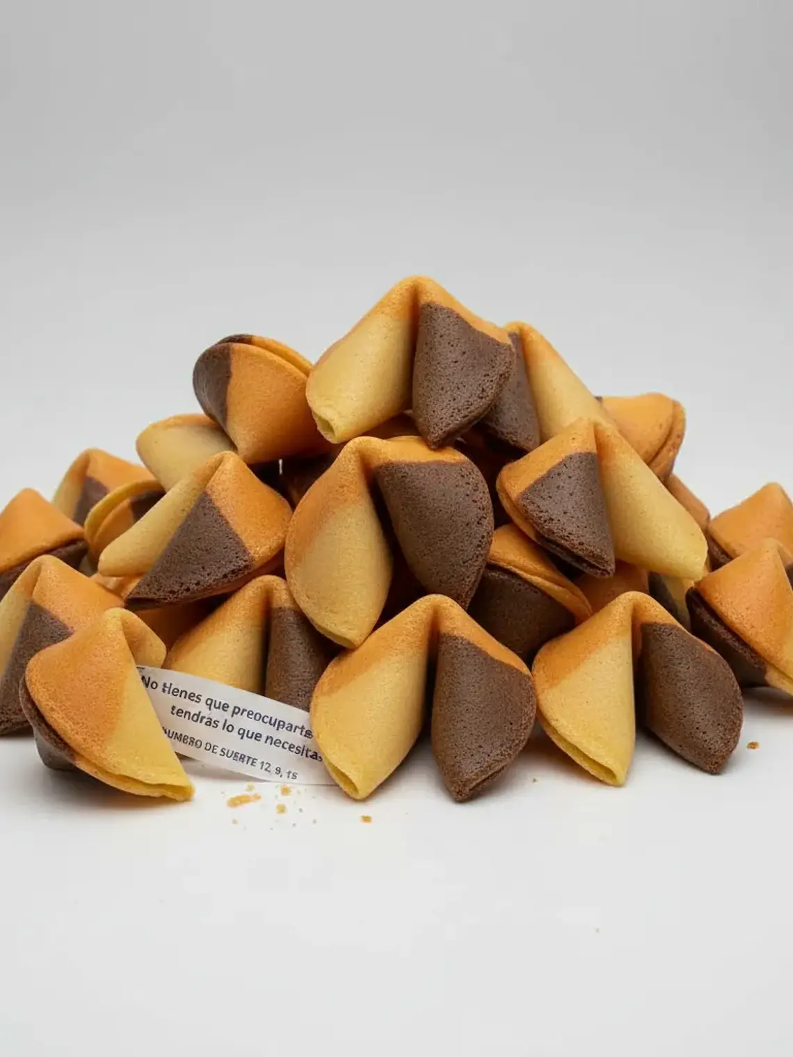 Pack  350 Galletas de la Fortuna Trisabor Con Mensajes en Español 3