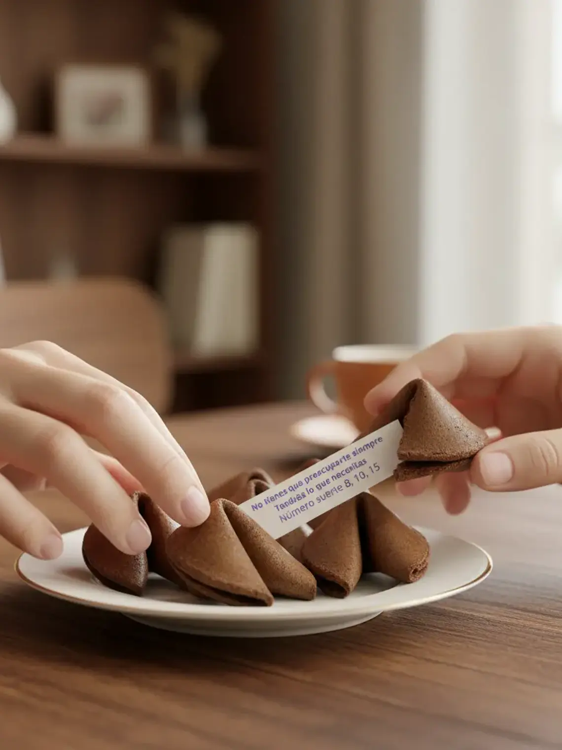 Pack 350 Galletas de la Fortuna Sabor Chocolate. Mensajes en español 2
