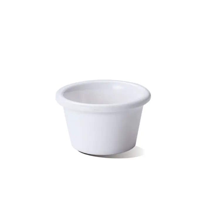 Pocillo Ramequín de Melamina Blanca 1.5 oz 1