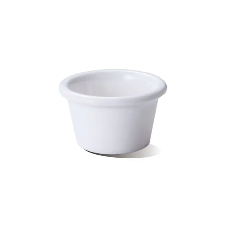 Pocillo Ramequín de Melamina Blanca 2 oz 1