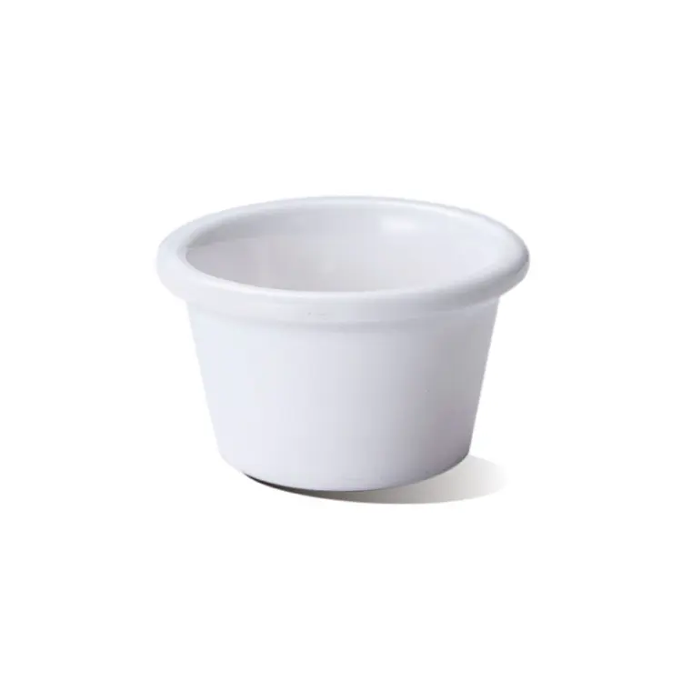 Pocillo Ramequín de Melamina Blanca 3 oz 1