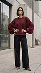 Sweater bruna - Miniatura 4