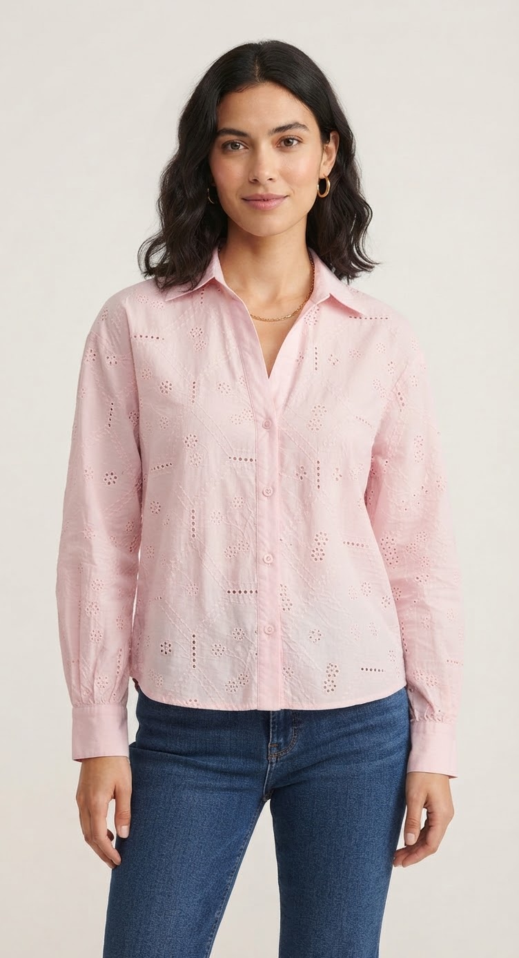Blusa Broderie