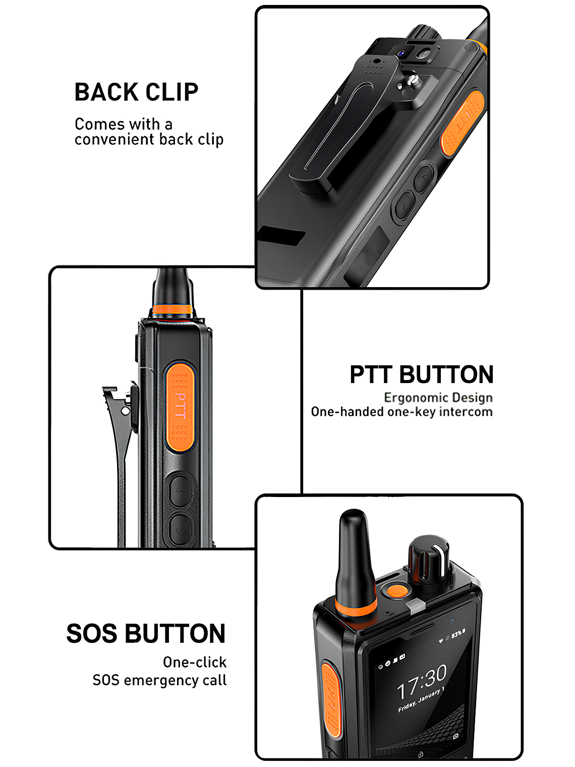 Radio Celular POC Zello F41 5