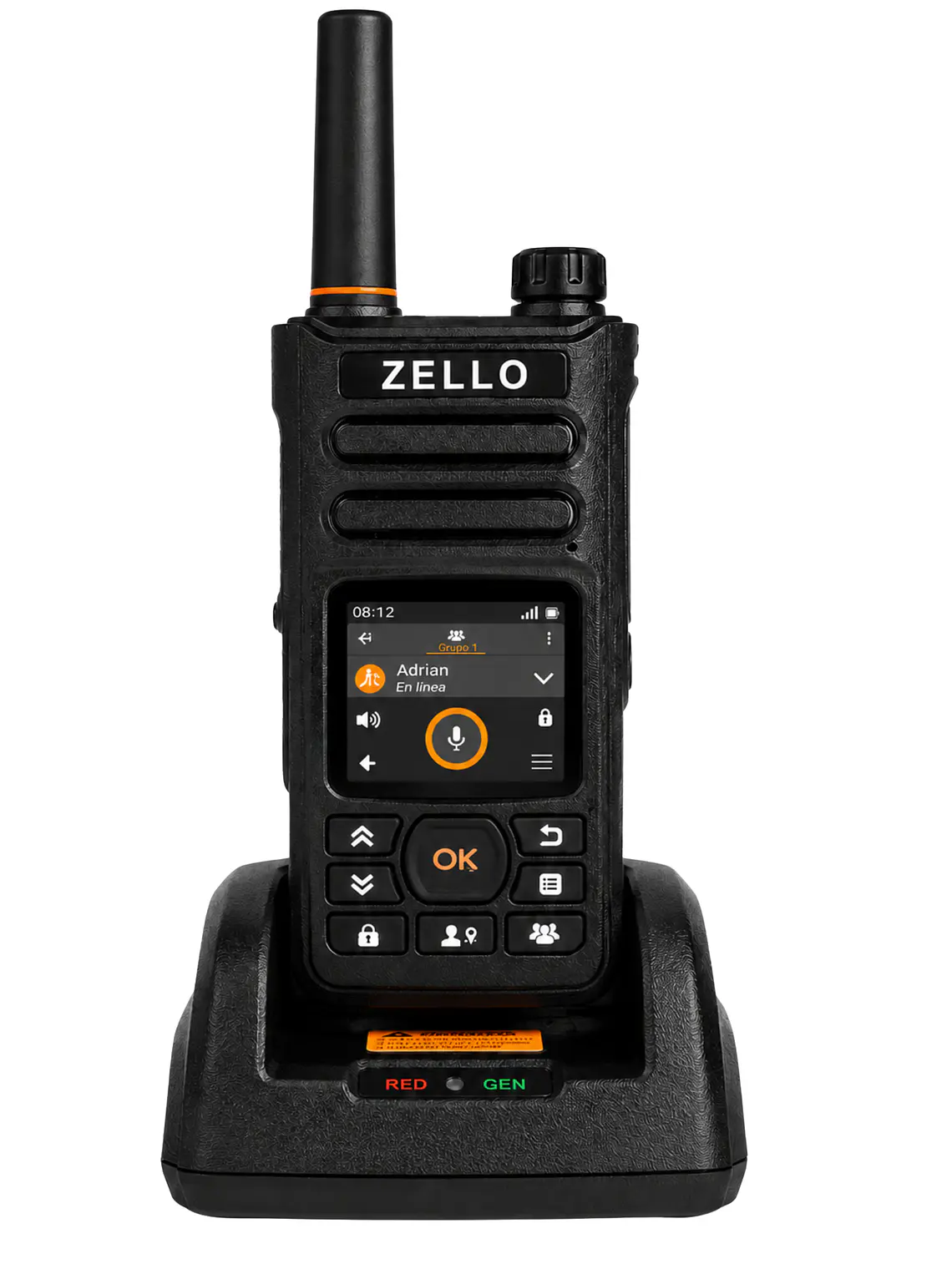 Radio POC Zello Orange PLUS OBSEQUIO CARGADOR BASE POR INTRODUCCION 1