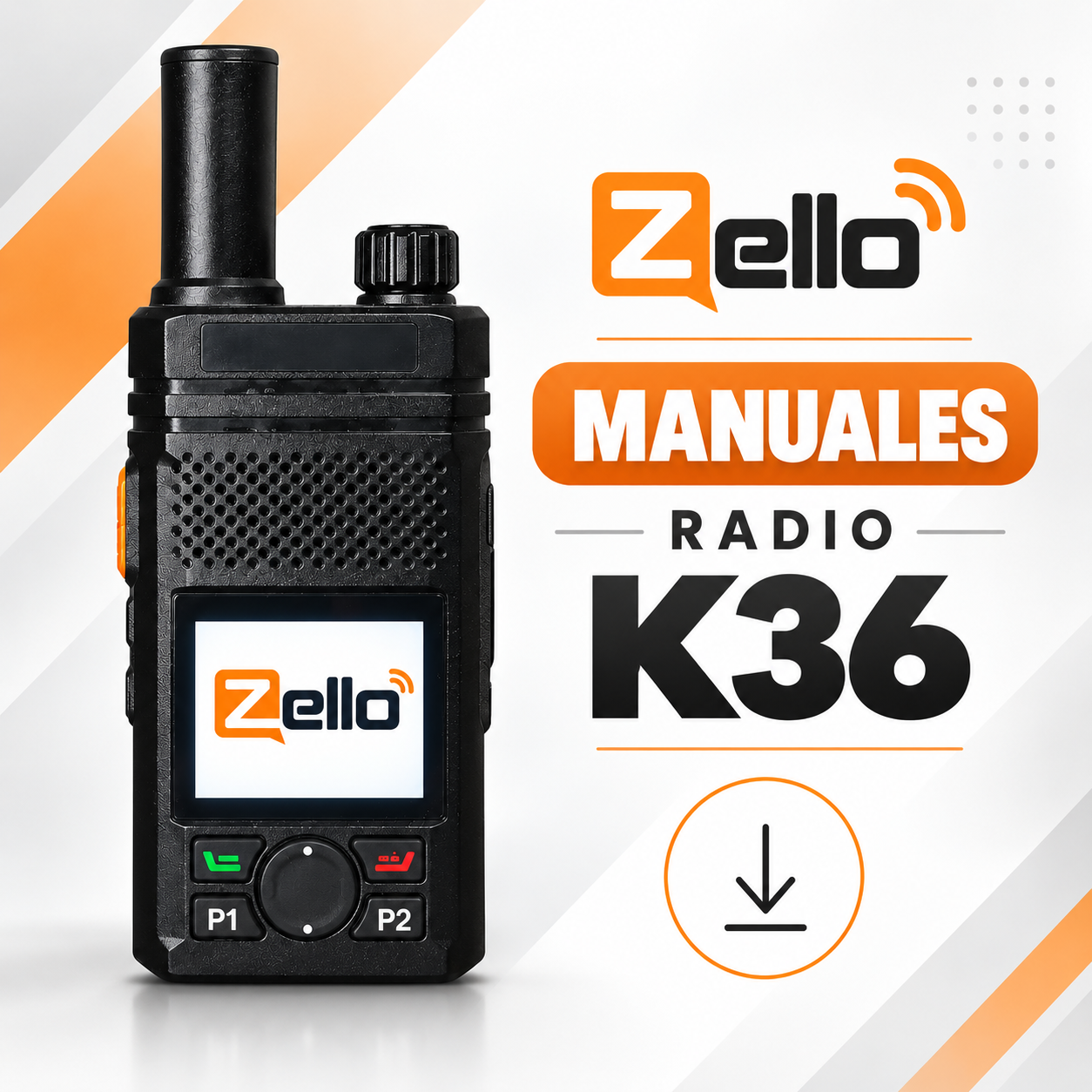 Manuales Radio K36 Zello