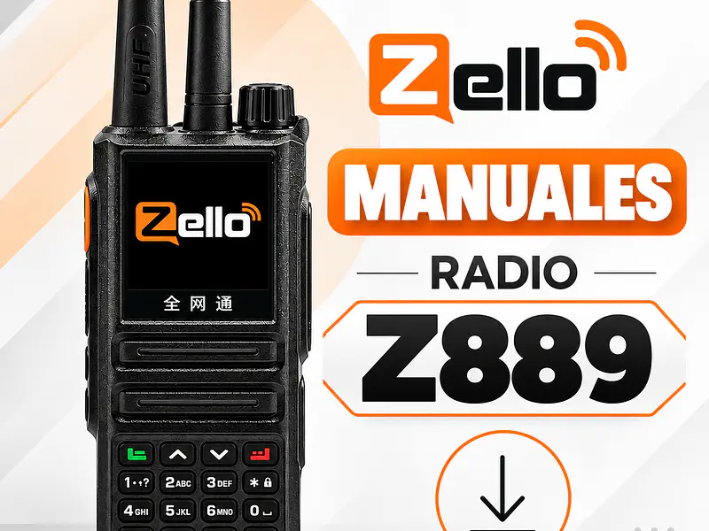 Manuales Radio Z889 Zello