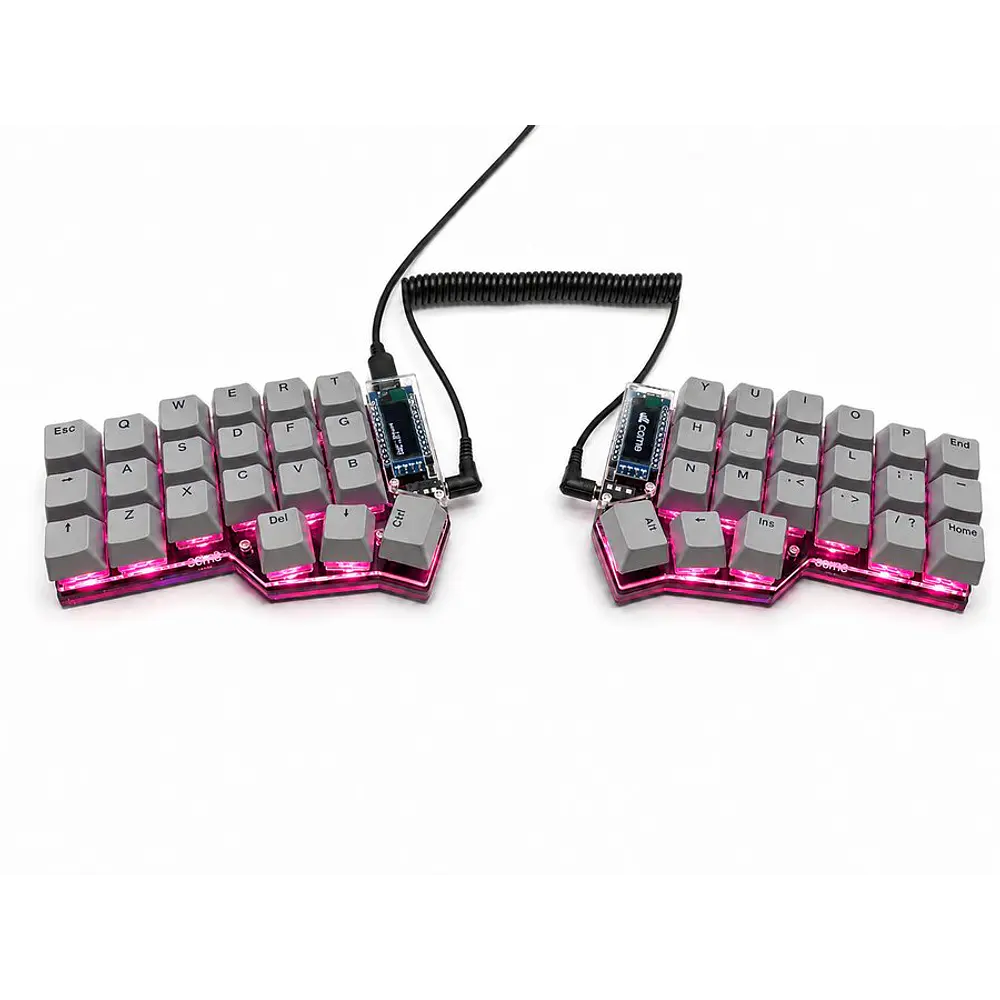 Corne MX Hotswap Full RGB - Split Keyboard Assembled