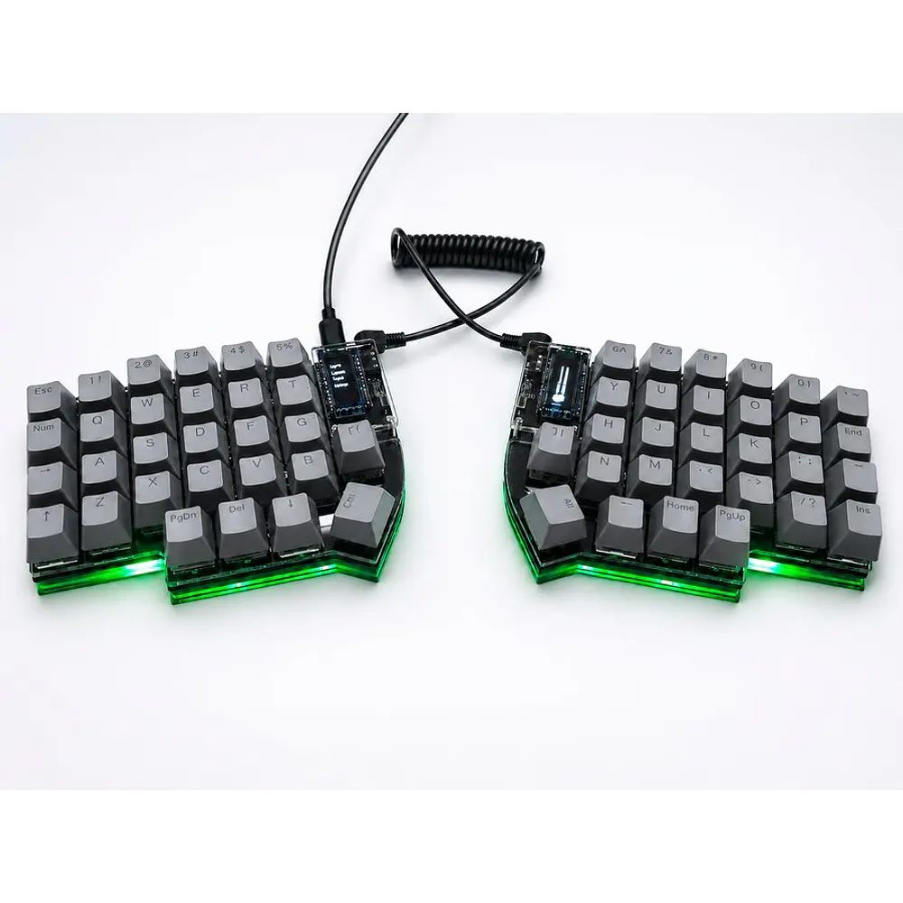 Lily58 Pro MX Hotswap RGB - Split keyboard ensamblado