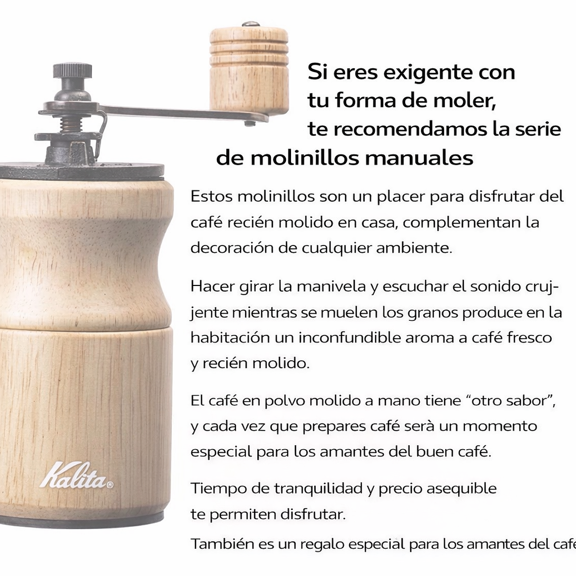 Molino Manual Kalita KH-10N Natural 3