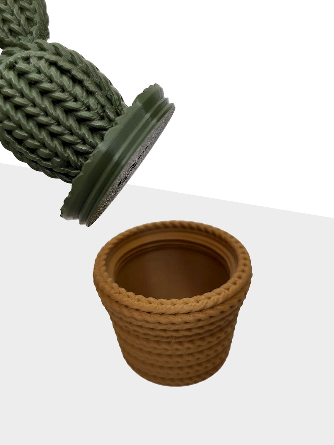 Contenedor adorno cactus 6