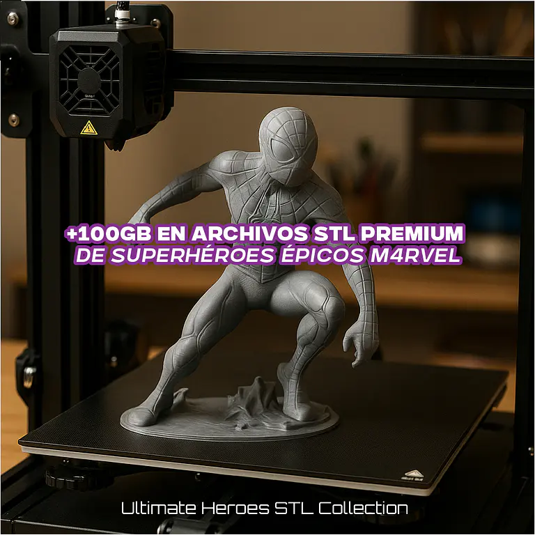 MegaPack +100GB STL Superhéroes inspirados en Marvel 6