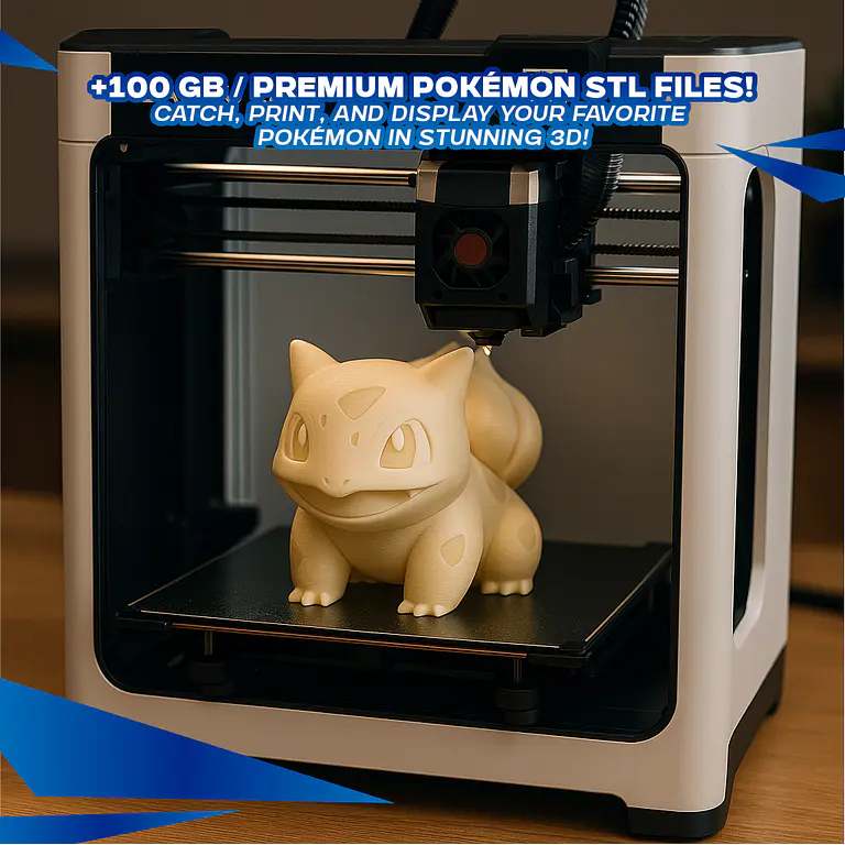 MegaPack +100GB STL inspirados en Pokémon 4